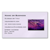 Intense and Vivid -  Purple Sunset Landscape