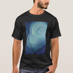 intense blues on a shirt