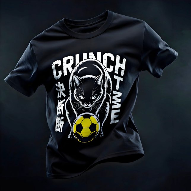 Intense Cat Soccer - Gift for Athletes T-Shirt (Creator Uploaded)