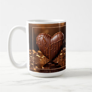 Intense Chocolate Heart Valentine Coffee Mug