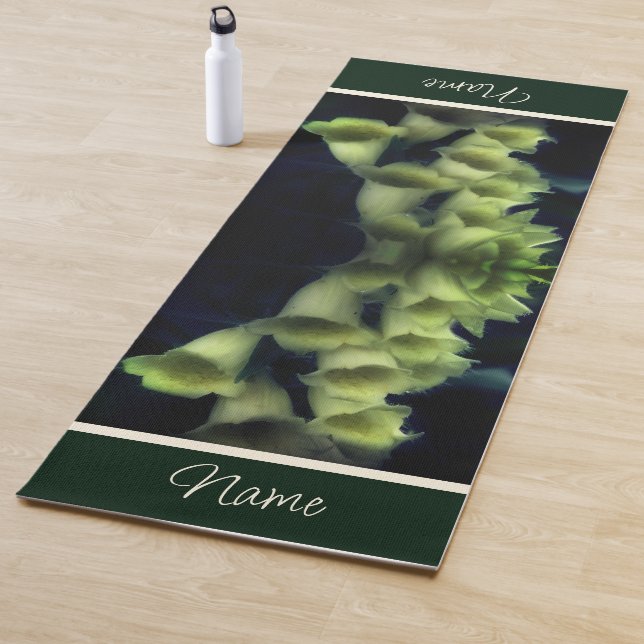 Intense Foxglove Flowers Personalised Yoga Mat (In Situ)