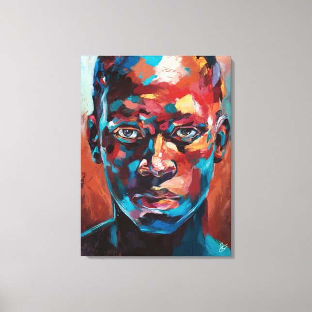Intense Introspection Canvas Print (Front)
