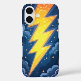 intense lightning iPhone 16 case