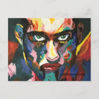 Intense Man  Postcard