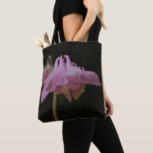 Intense Pink Columbine Flower Tote Bag