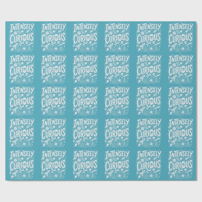 Intensely Curious Wrapping Paper (Flat)