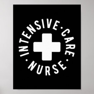 Intensive Care Nurse Icu Nurse New Grad Nurse Poster