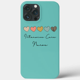 Intensive Care Nurse ICU Nurse Nursing Student iPhone 13 Pro Max Case