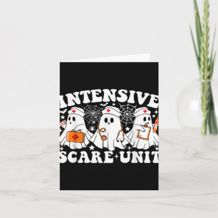 Intensive Care Scare Unit Halloween Ghost Nurse Ic Card
