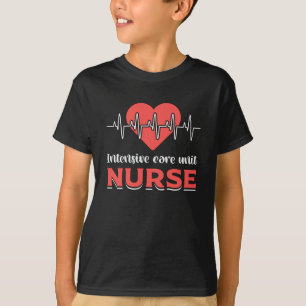 Intensive Care Unit Nurse ICU Medicine Emergency T-Shirt