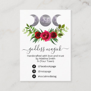 Intention Candle Kit Business Card