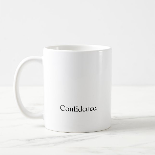 Intention "Confidence" Coffee Mug (Left)