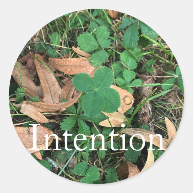 'Intention' Sticker (Front)