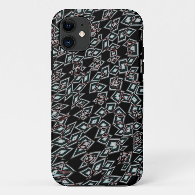 Inter-faceted Diamonds Case-Mate iPhone Case (Back)