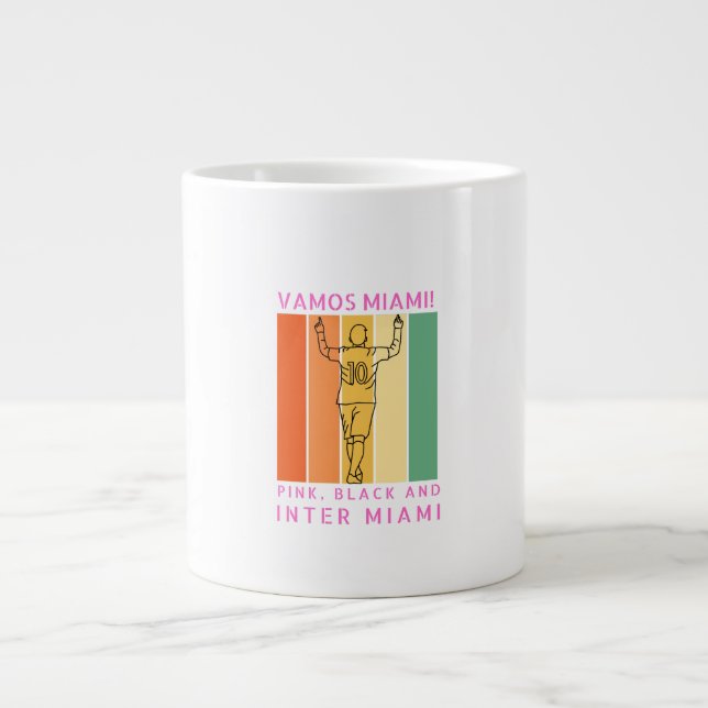 Inter miami messi fan large coffee mug (Front)