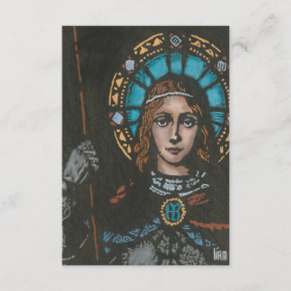 Intercession of Joan of Arc Prayer Card