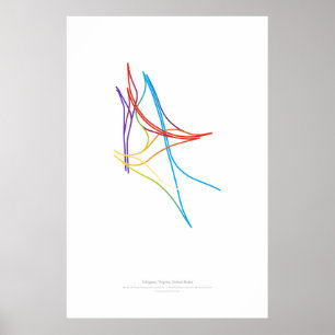 Interchange Choreography: Arlington, VA, US Poster