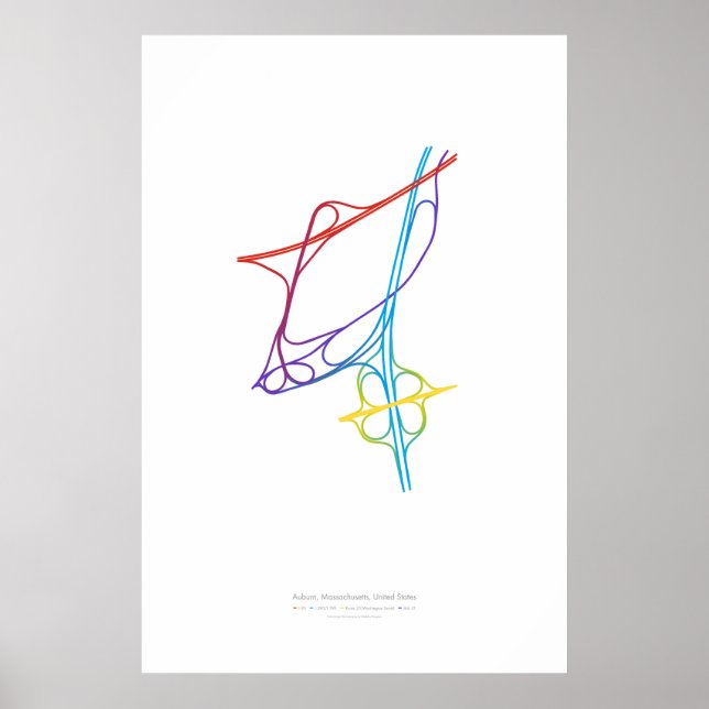 Interchange Choreography: Auburn, MA, US Poster (Front)