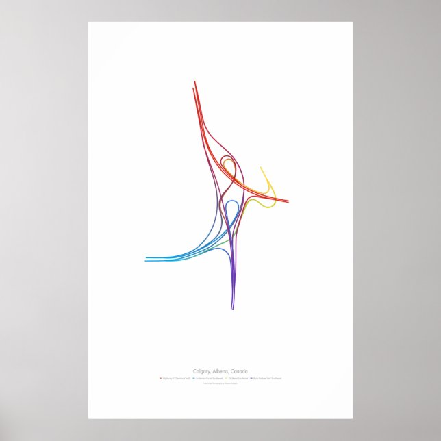 Interchange Choreography: Calgary, AB, CA Poster (Front)