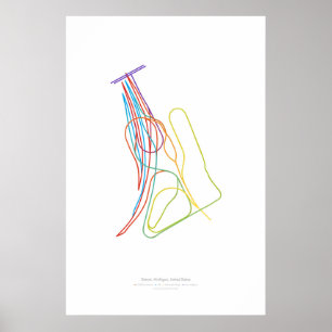 Interchange Choreography: Detroit, MI, US Poster