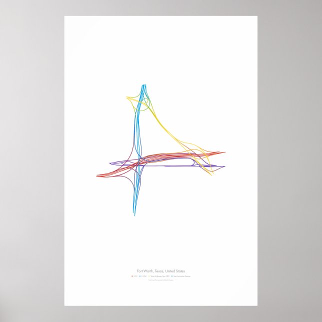 Interchange Choreography: Fort Worth, TX, US Poster (Front)