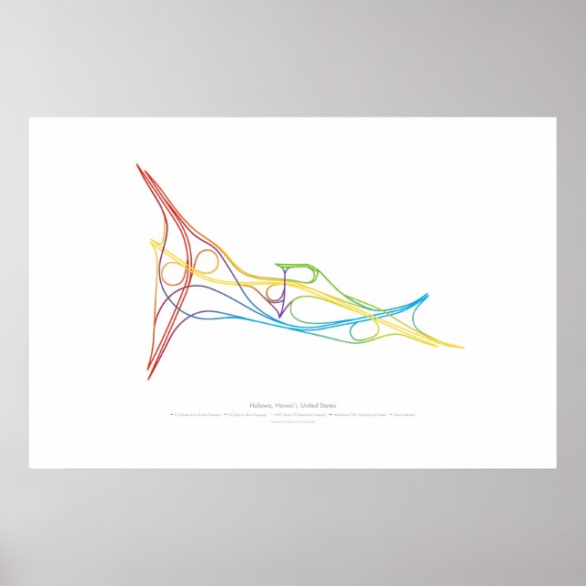 Interchange Choreography: Halawa, HI, US Poster (Front)