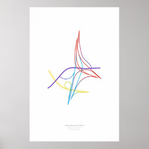 Interchange Choreography: Johannesburg, S. Afri Poster