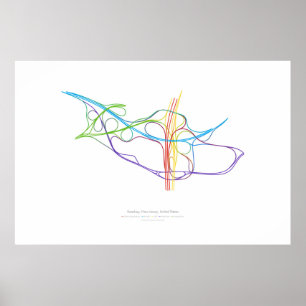 Interchange Choreography: Keasbey, NJ, US Poster