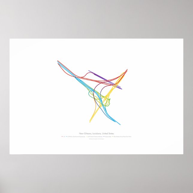Interchange Choreography: New Orleans, LA, US Poster (Front)