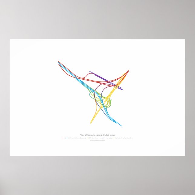 Interchange Choreography: New Orleans, LA, US Poster (Front)