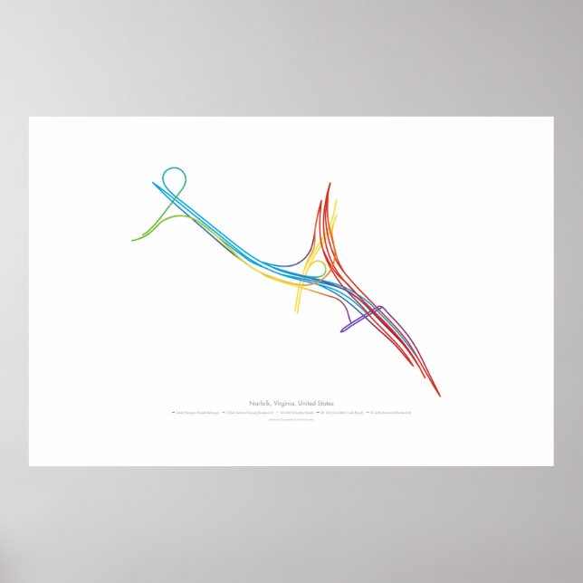 Interchange Choreography: Norfolk, VA, US 3 Poster (Front)