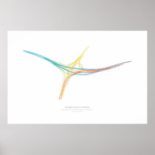 Interchange Choreography: Springfield, VA, US Poster