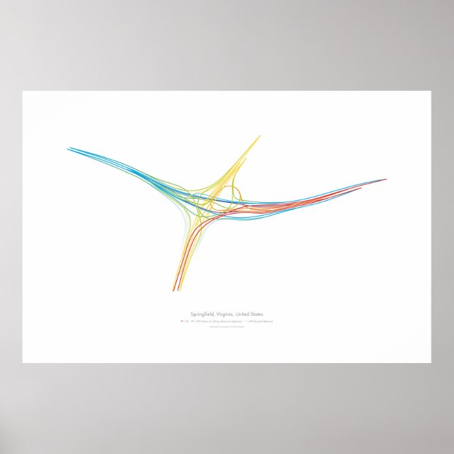 Interchange Choreography: Springfield, VA, US Poster (Front)