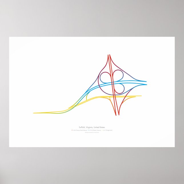 Interchange Choreography: Suffolk, VA, US Poster (Front)