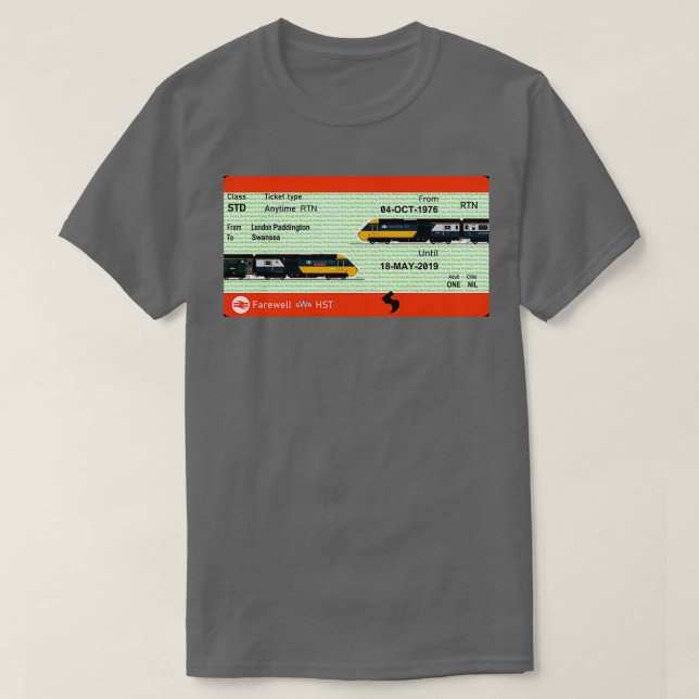 INTERCITY 125 HST T-Shirt (Design Front)