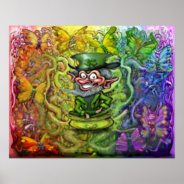 Interconnected St. Patrick's Rainbow Magic Poster (Front)