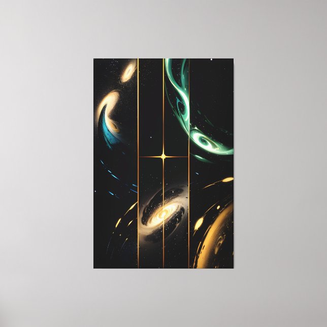 Interconnected Universes Canvas Print (Front)