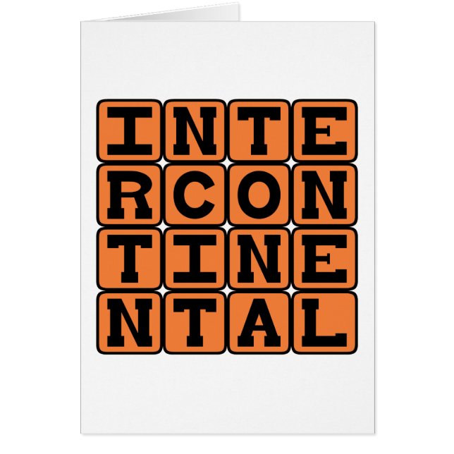 Intercontinental, International (Front)