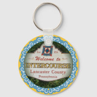 Intercourse Keychain! Lancaster PA