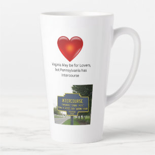 Intercourse Latte Mug