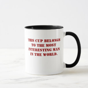 Interesing man cup. mug
