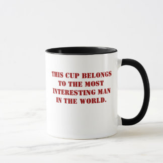 Interesing man cup. mug