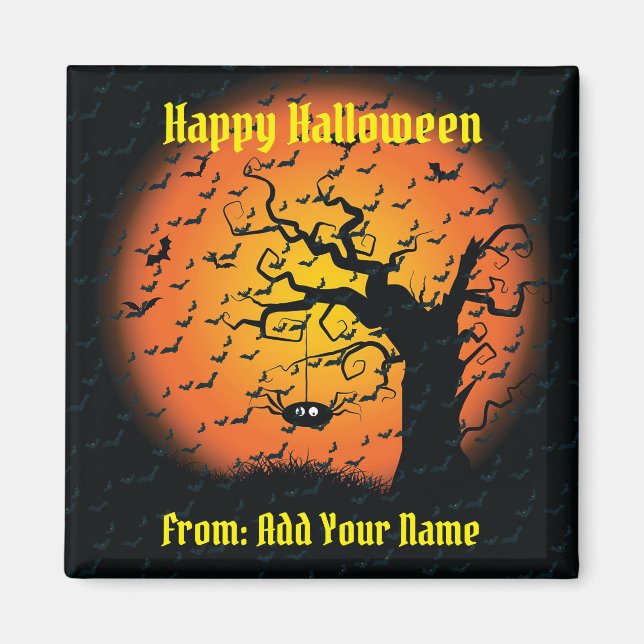 Interesting Happy Halloween Gift Magnet (Front)