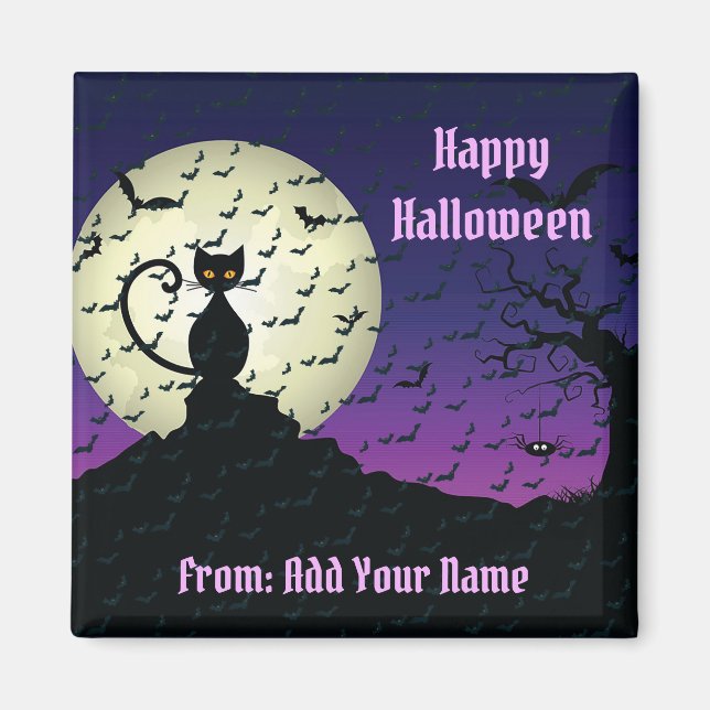 Interesting Happy Halloween Gift Magnet (Front)