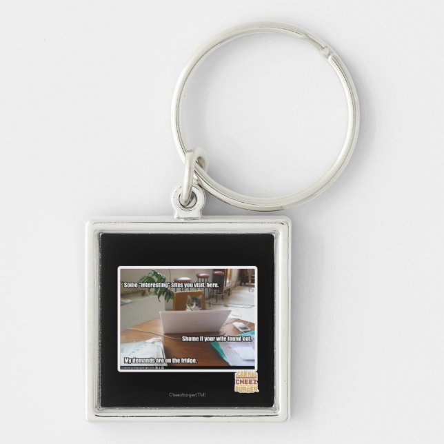 Interesting sites key ring (Front)