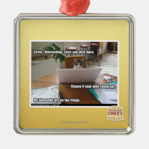 Interesting sites metal tree decoration