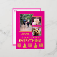 Interfaith 3 Photo Simple Modern Pink Gold