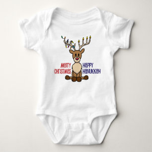 Interfaith Hanukkah/Christmas Outfit Baby Bodysuit