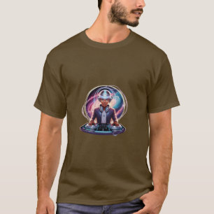 Intergalactic DJ Vibes – Cosmic Beats Collection T-Shirt