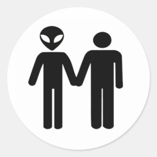 intergalactic unity classic round sticker